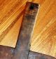 Antique Country Primitive Carved Wooden Breadboard,  19th Century Kitchen Board Primitives photo 3