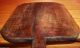 Antique Country Primitive Carved Wooden Breadboard,  19th Century Kitchen Board Primitives photo 5