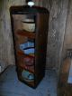 Primitive Early Look Cupboard - 4 Cubbies,  Pantry Cake Tins,  Old Box / Drawer Primitives photo 5