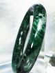 Antique Chinese Natural Green - Lavender Purple Jadeite Jade Large Bangle Bracelet Bracelets photo 2