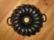 Very Rare Very Big Old Antique Cast Iron Bundt Pan Germany 4221 G Other Antique Home & Hearth photo 3