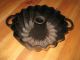 Very Rare Very Big Old Antique Cast Iron Bundt Pan Germany 4221 G Other Antique Home & Hearth photo 4