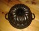 Very Rare Old Antique Cast Iron Bundt Pan Germany 2752 G Diameter 22 Cm Other Antique Home & Hearth photo 1
