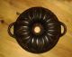 Very Rare Old Antique Cast Iron Bundt Pan Germany 2752 G Diameter 22 Cm Other Antique Home & Hearth photo 2