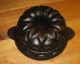 Very Rare Small Old Antique Cast Iron Bundt Pan 2572 G Other Antique Home & Hearth photo 1
