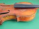 Great Old Stradivarius Violin Copy/ German?/ Ex Patina/ Appears Original/ Euc String photo 7