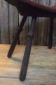 Rare Early Antique Primitive Bent Curved Old Wood Foot Stool Bench Aafa 1900-1950 photo 3