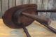 Rare Early Antique Primitive Bent Curved Old Wood Foot Stool Bench Aafa 1900-1950 photo 8