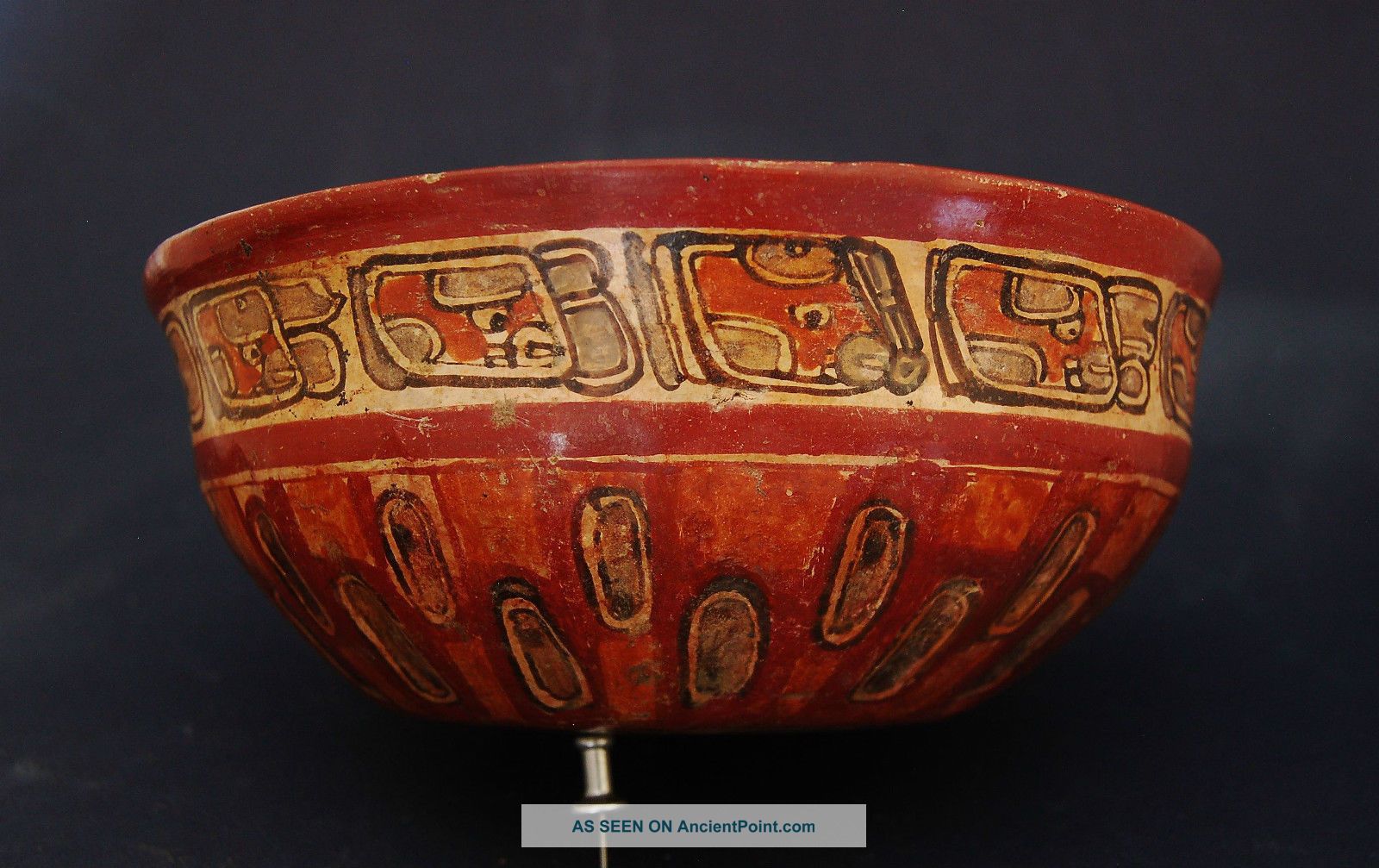 Pre Columbian Unique Mayan Bowl 600 A.  D.  To 1000 A.  D. The Americas photo
