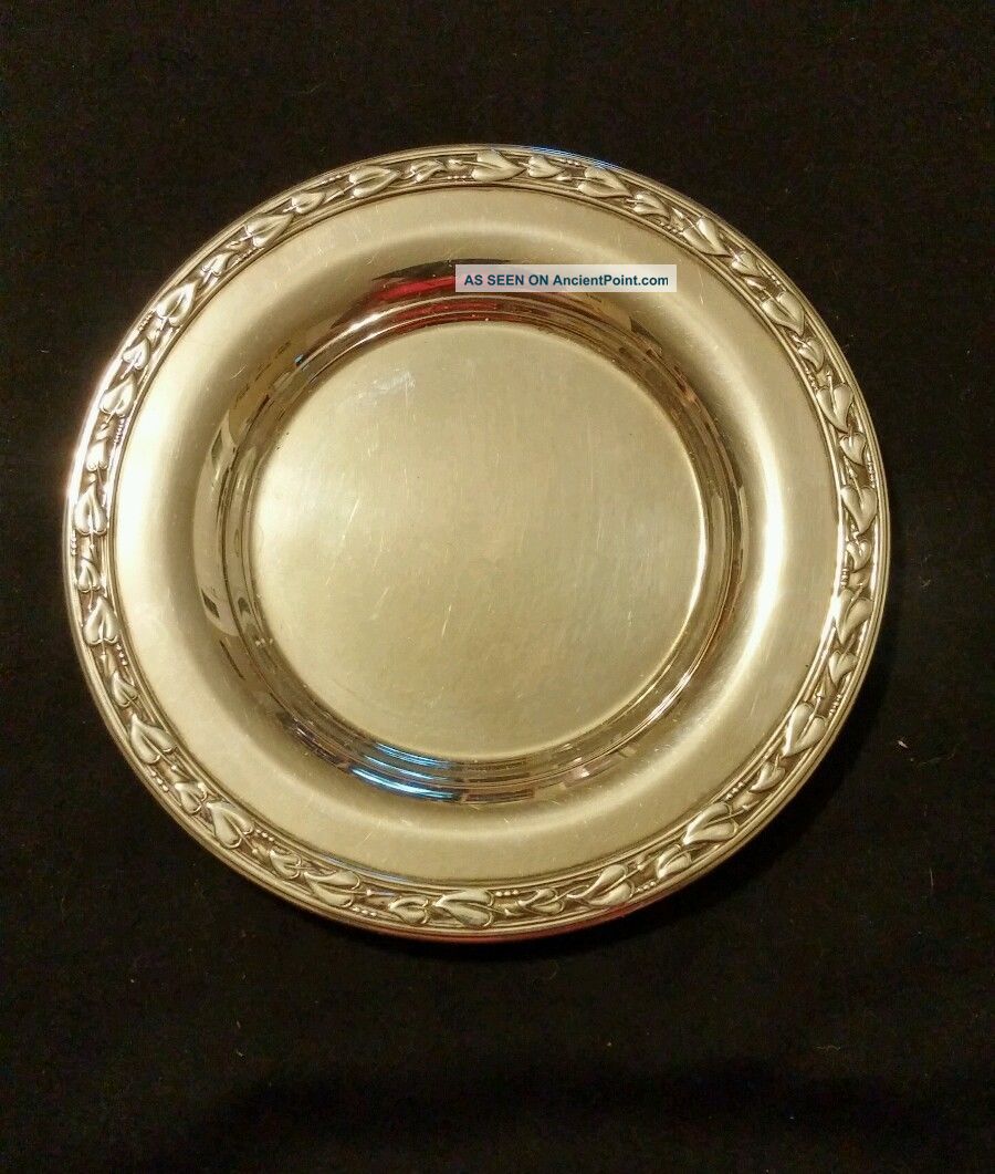 Wm A Rogers Ltd Silversmiths Small Plate 5 1/2 Inch Dish Plates & Chargers photo
