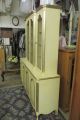 Vintage Antique French Provincial China Cabinet Hutch Post-1950 photo 9