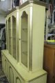 Vintage Antique French Provincial China Cabinet Hutch Post-1950 photo 1