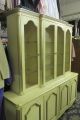 Vintage Antique French Provincial China Cabinet Hutch Post-1950 photo 2