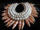 Collier Shell Necklace White Nerites And Orange Junonian Guinea Style Kuta Pacific Islands & Oceania photo 4