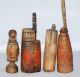 Antique Moroccan/berber Wooden Kohl Bottles C.  19th Century Or Earlier Other African Antiques photo 3