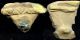 Pre - Columbian 2 Michoacan Clay Figure Heads,  Ca; 500 - 100 Bc The Americas photo 3