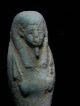 Zurqieh - Ancient Egyptian Faience Ushabti,  600 B.  C Egyptian photo 1