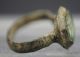 Medieval Ring With Glass Insert Signet 15th Century Ad Other Antiquities photo 1