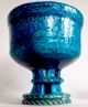 Persian Turquoise Blue Glaze Pottery Chalice Kashan,  Raqqa,  Kubachi Islamic photo 9