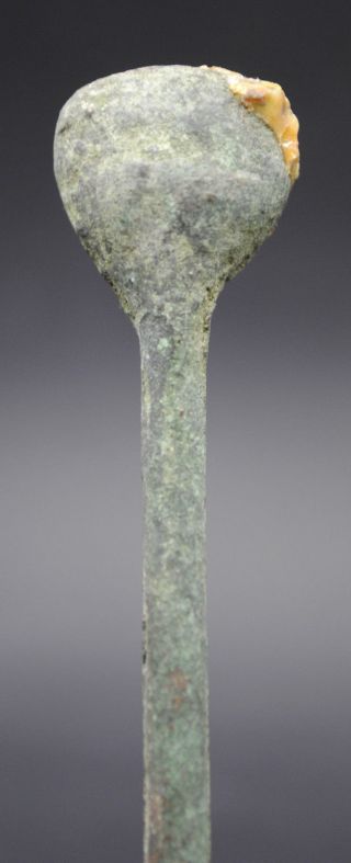 Ancient Roman Bronze Medical Tool 1st - 3rd Century Ad. photo