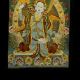 Tibetan Nepal Silk Embroidered Thangka Tara Tibet - - - Tibetan Fortuna Paintings & Scrolls photo 5