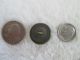Antique Red Glass Cabochon Gilt Brass Center Dk Tint Brass Waistcoat Button Buttons photo 7