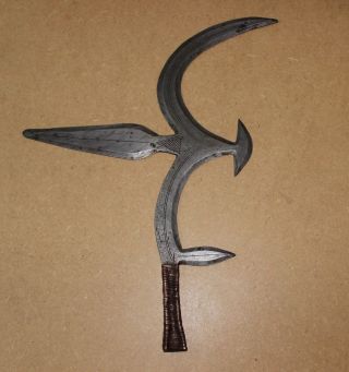 Congo Old African Knife Ancien Couteau D ' Afrique Ngbaka Afrika Africa Kongo Mabo photo