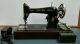 Antique 1926 Singer Sewing Machine 66 With Wood Case Electric Aa433836 Sewing Machines photo 1