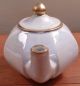 Vintage Zeh Scherzer Small Iridescent White Teapot With Gold Trim - Teapots & Tea Sets photo 1