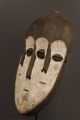 Congo: Tribal African 3 Face Mask From The Lega. Masks photo 2