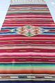 Awesome Vintage Mexican Saltillo Serape Blanket /textile / Shawl/ Table Runner Wool photo 1