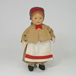 Antique Russian Soviet Cloth Doll 11 