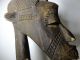 Old African Senufo Rhythm Pounder Statue Over 4 Feet Sculptures & Statues photo 4