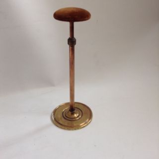 Victorian Telescopic Brass Wig Or Hat Stand photo
