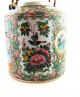 Antique 19thc Chinese Rose Mandarin Tea Pot - Scenes,  Flowers,  Birds,  Butterflys Teapots photo 5