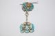 Old Chinese Sterling Silver & Enamel Carved Shape Pendant Necklaces & Pendants photo 2