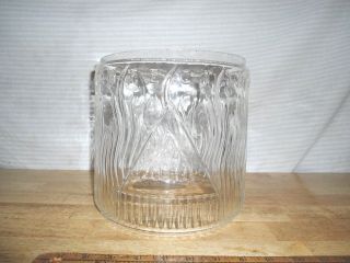 Vintage Perfection Oil Heater Pyrex Glass Globe 8.  5 