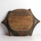 1850s Antique Hand Carved Wooden Turtle Shape Dough Kneading Bowl Parat - 4383 India photo 3