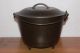Vintage Size 7 Cast Iron 3 Legged 4 Quart Kettle & Cover Lid Other Antique Home & Hearth photo 2