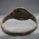 Medieval Copper Alloy Heraldic Signet Ring 15th Century Ad Other Antiquities photo 3