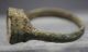 Medieval Bronze Finger Ring With Glass Insert 13th - 15th Century Ad Other Antiquities photo 2