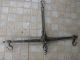 Large Antique Scale 18th Century Colonial Wrought Iron Balance Blacksmith Signed Scales photo 8