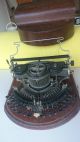 Antique Typewriter Hammond 12 1905 Curved W/ Case Ecrire Escribir Typewriters photo 2