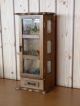 Vintage Table Top - Wall Hanging Curio Cabinet 3 Shelf Wood Glass Display Case Display Cases photo 2