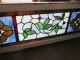 Antique American Stained Glass Transom Window 49 X 17 Architectural Salvage Pre-1900 photo 8