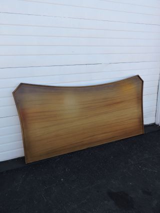 Long Vintage Mid - Century Modern King Size Headboard 6682 photo