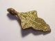 Medieval Period Vintage Artefact Bronze Cross Pendant - Amulet Greek photo 1
