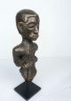 A Charming And Unusual Form Luba Tribe Sculpture From Congo On Metal Stand Other African Antiques photo 2