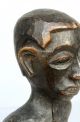A Charming And Unusual Form Luba Tribe Sculpture From Congo On Metal Stand Other African Antiques photo 3