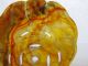 Antique Handmade Chinese Yellow Red Jade Amulet Talisman C.  1900 - 1940 Amulets photo 11